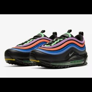 Nike Air Max 97 Black MultiColor Sneakers CW6028